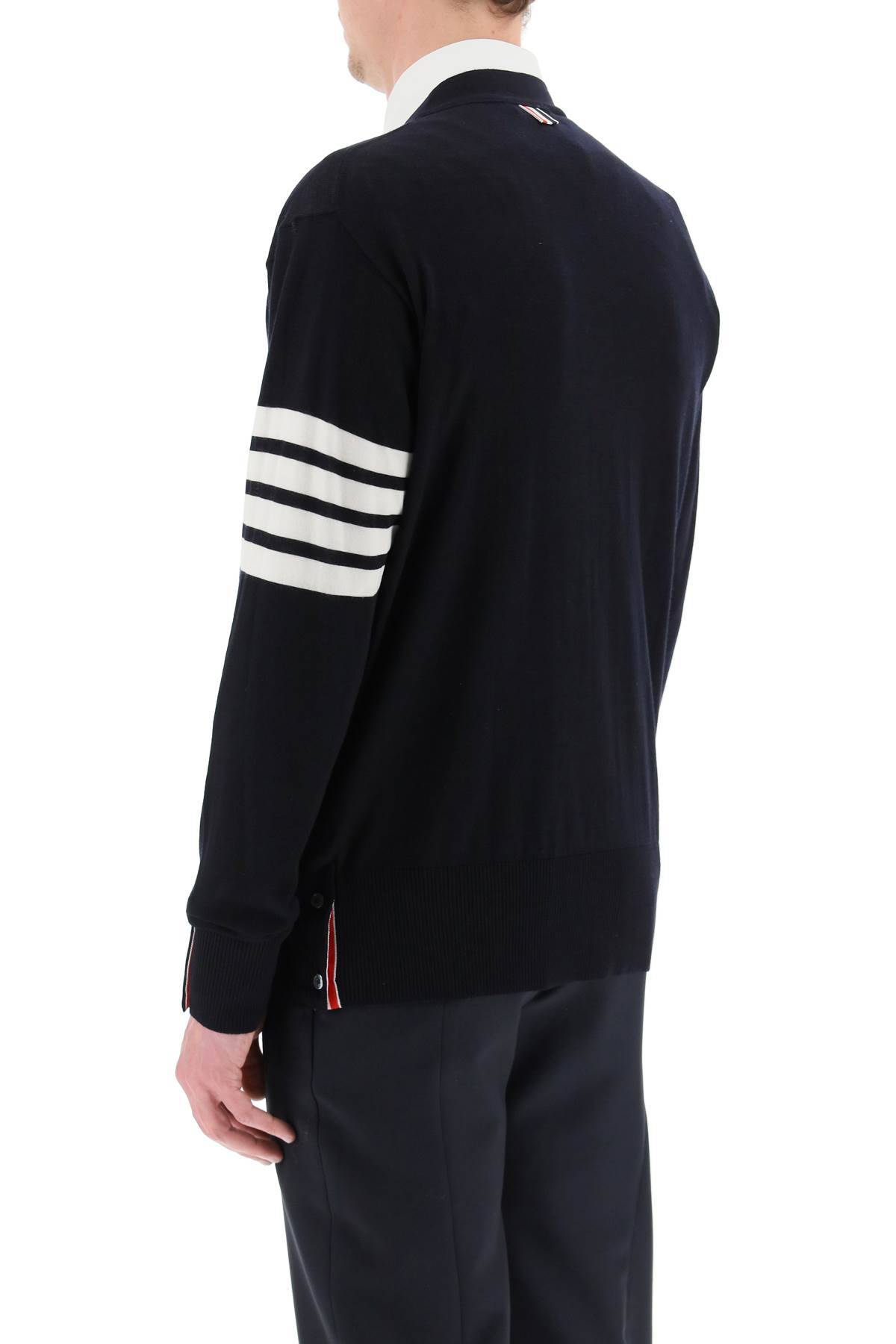 THOM BROWNE 4-bar cardigan