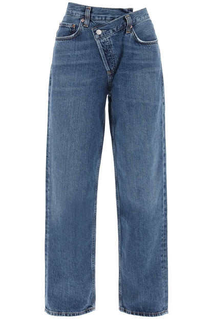 AGOLDE criss cross jeans