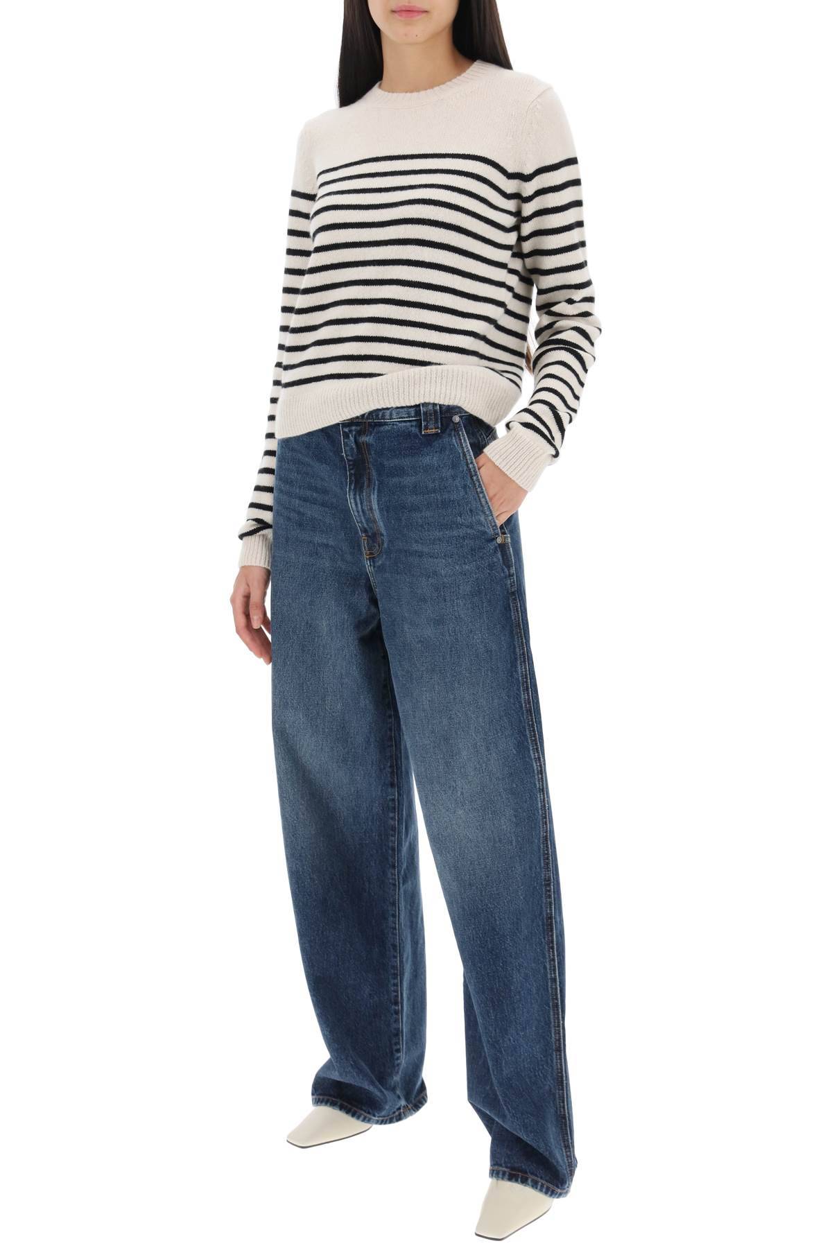 KHAITE bacall wide leg jeans