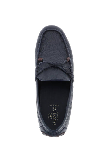 VALENTINO GARAVANI leather loafers with bow