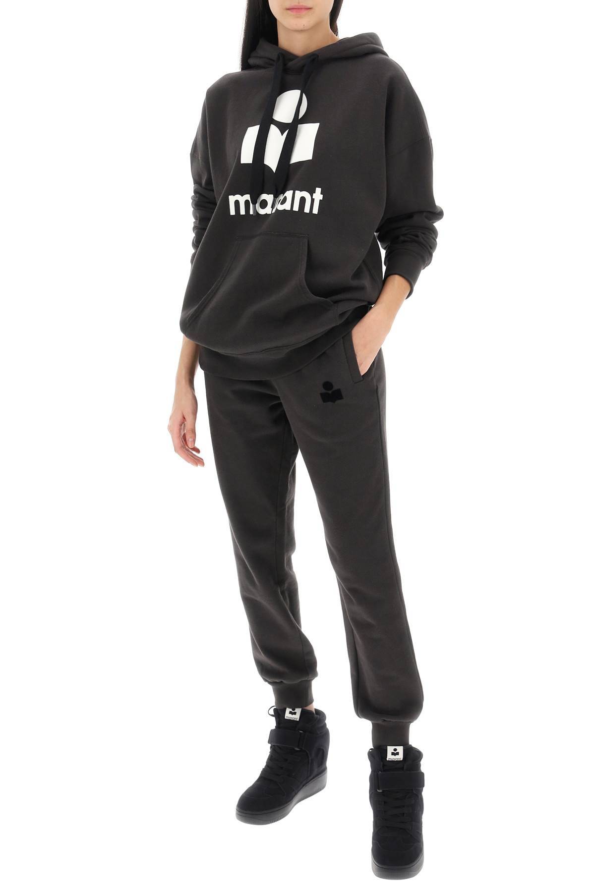 ISABEL MARANT ETOILE mansel hoodie with flocked logo