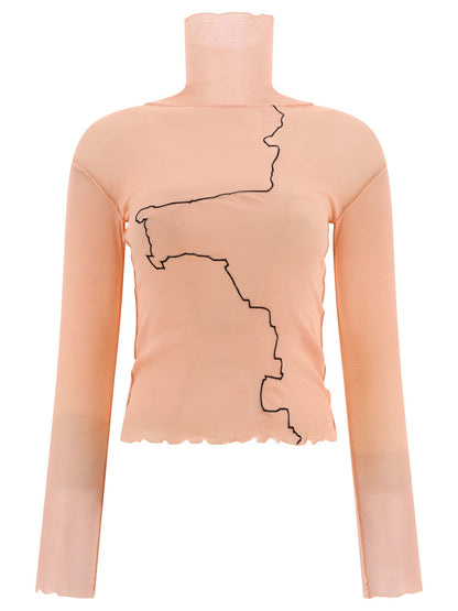 Baserange Gerrymandered Turtleneck