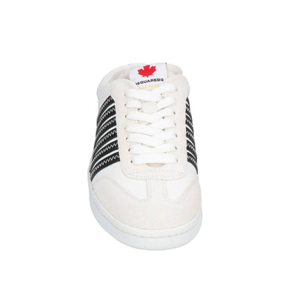 Dsquared2 Boxer Leather Open Back Sneakers