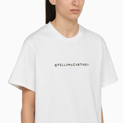 Stella Mc Cartney White Crew Neck T Shirt With Logo