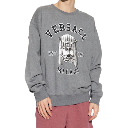 Versace Versace Cotton Crewneck Sweatshirt