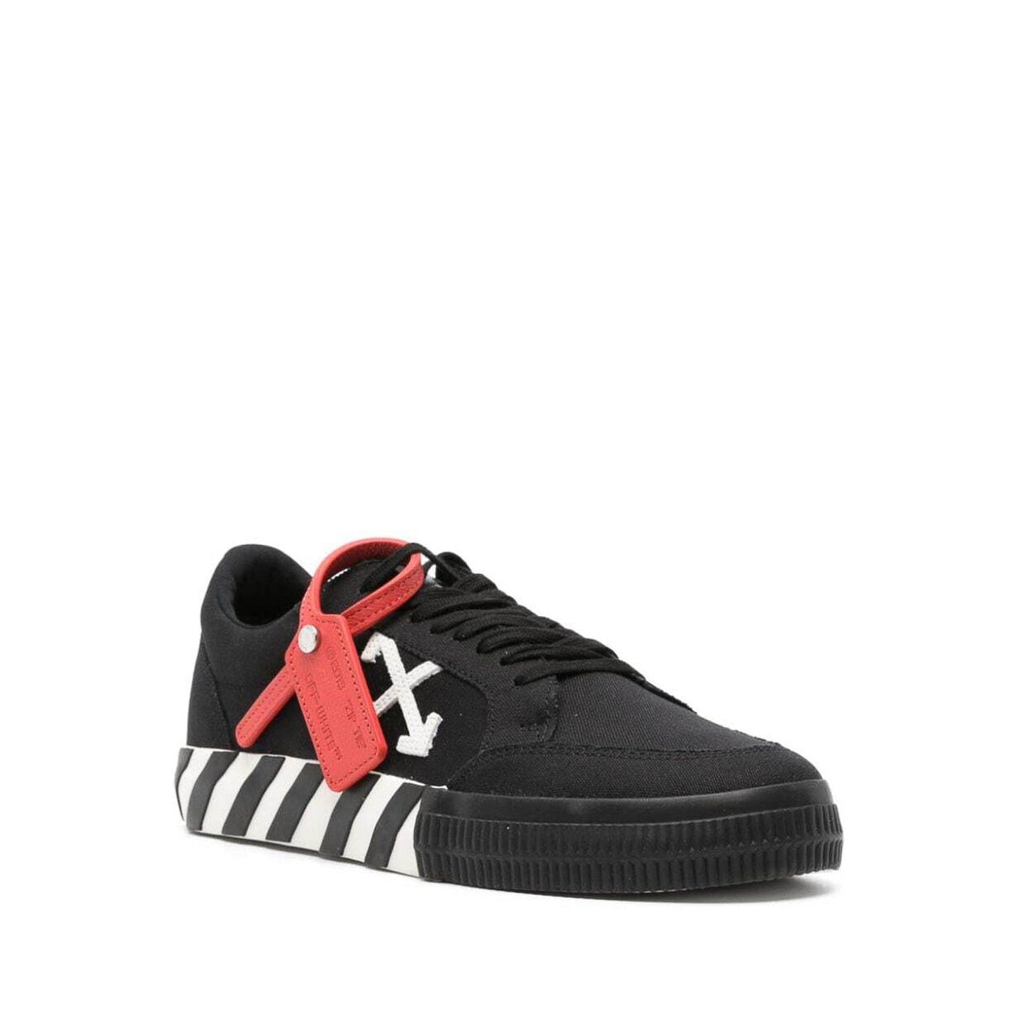 Off White Off White Canvas Low Top Sneakers