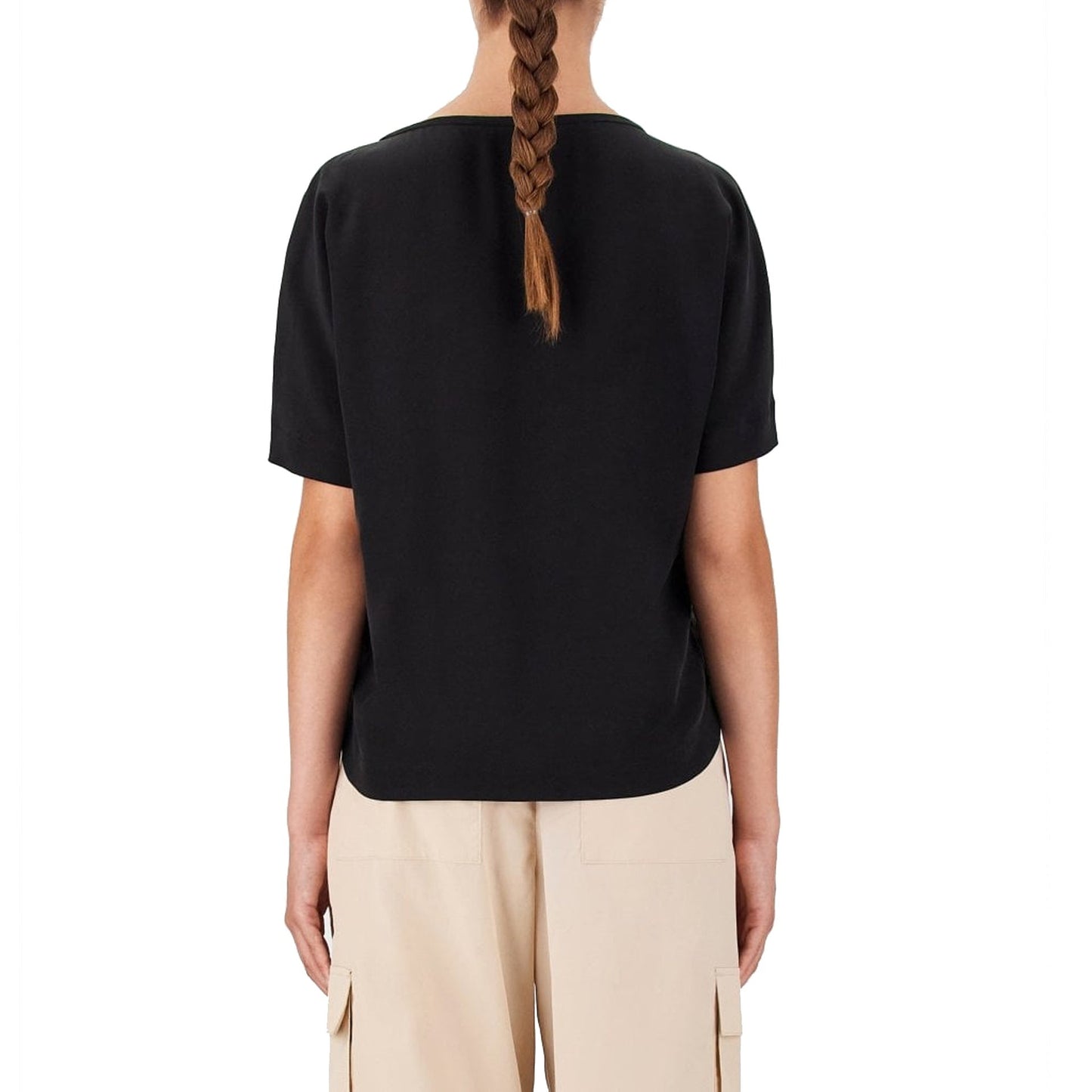 Max Mara Studio Studio Egeo Silk T Shirt