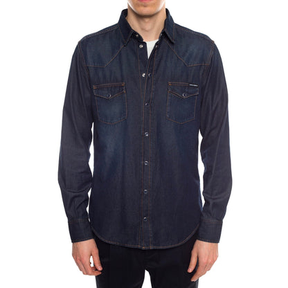 Dolce & Gabbana Cotton Denim Shirt