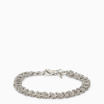 Emanuele Bicocchi Silver 925 Intricate Chain Bracelet