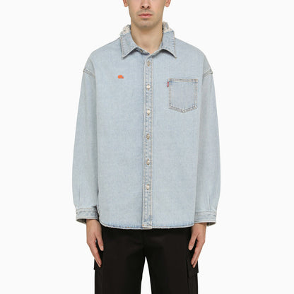 Erl Levi's X Erl Light Blue Denim Shirt