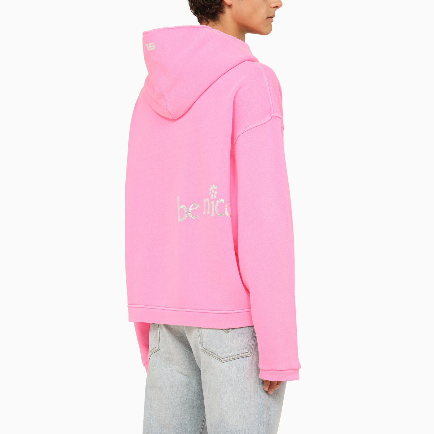 Erl Venice Pink Hooded Sweatshirt