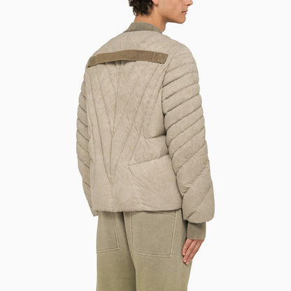 Rick Owens Dirty Grey Radiance Flight Down Jacket