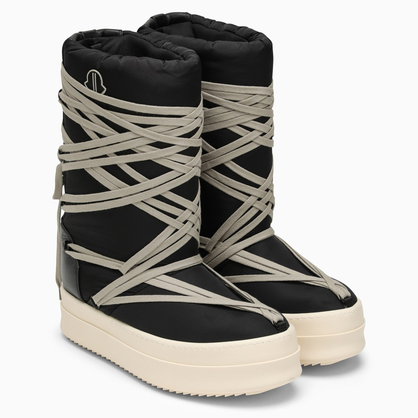 Rick Owens Bigrocks Black Boot With Laces