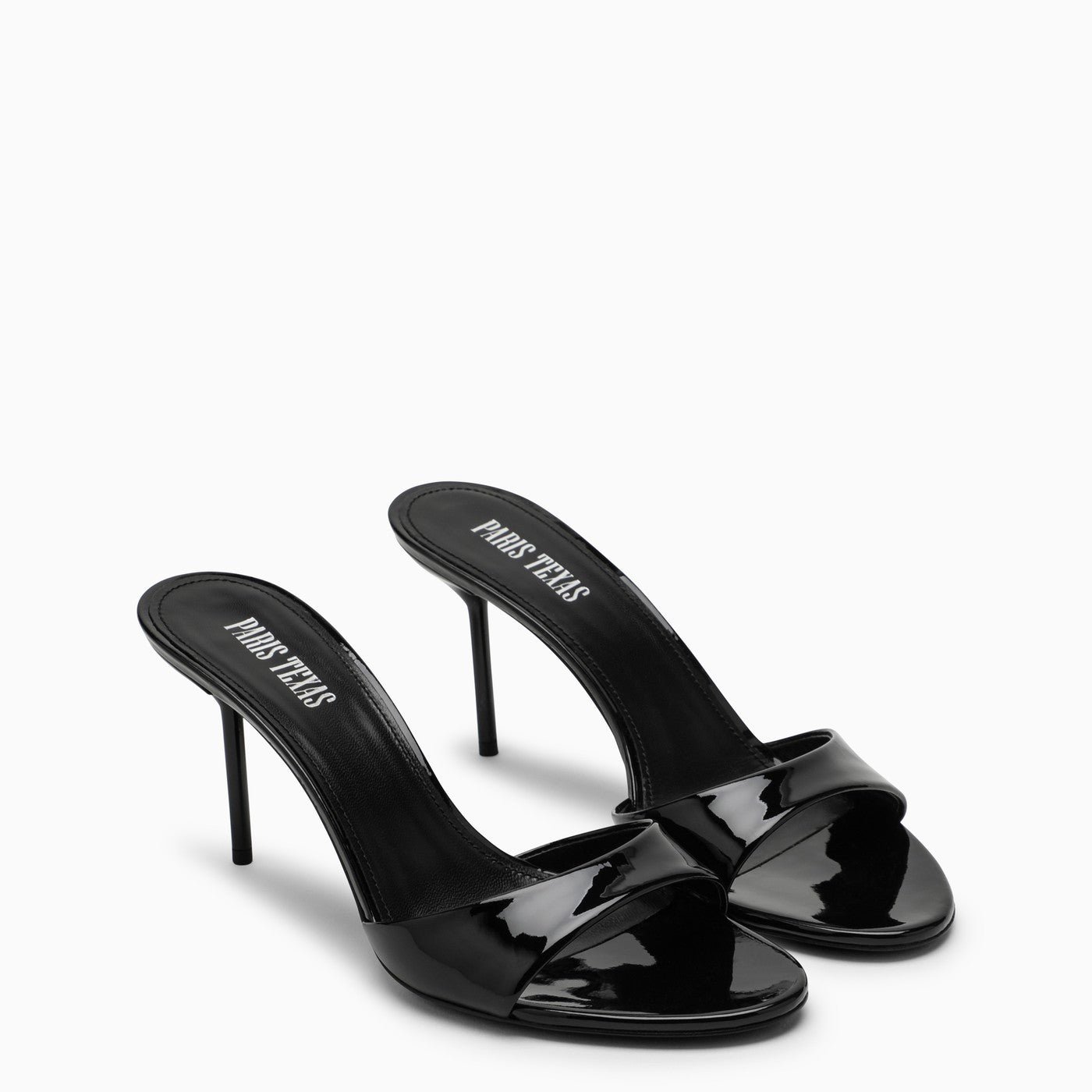 Paris Texas Lidia Black Patent Leather Mule