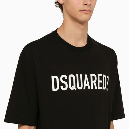 Dsquared2 Black Crew Neck T Shirt With Logo