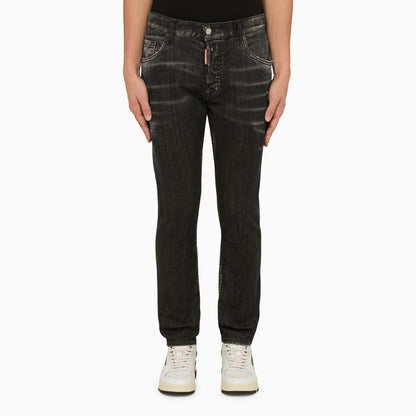 Dsquared2 Black Regular Denim Jeans