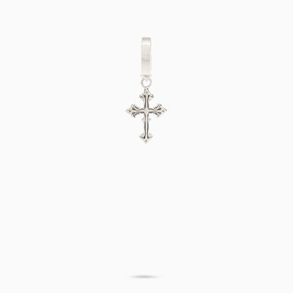 Emanuele Bicocchi Avelli Silver 925 Cross Earring