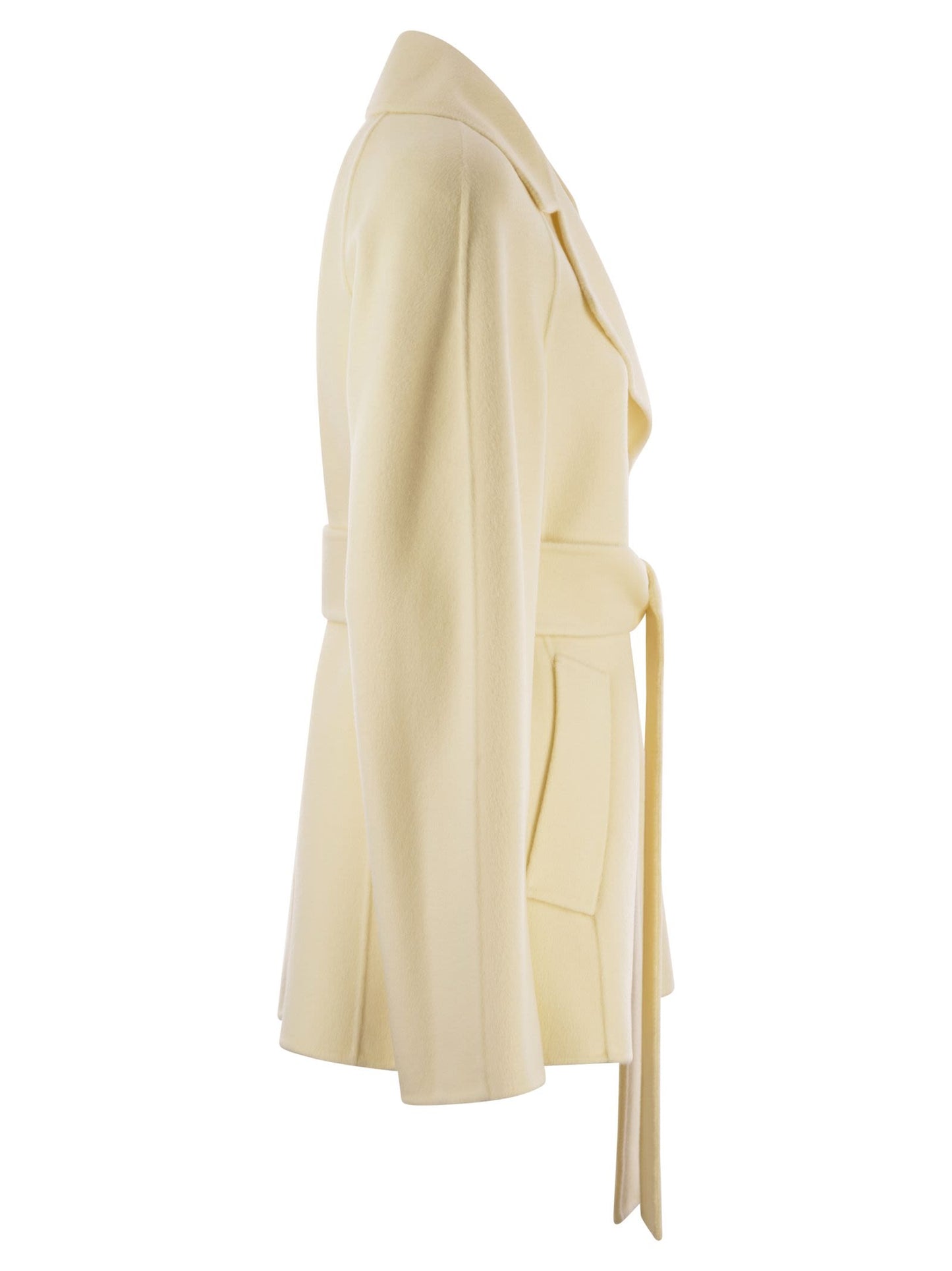 Sportmax Umano Short Cashmere Blend Dressing Gown Coat