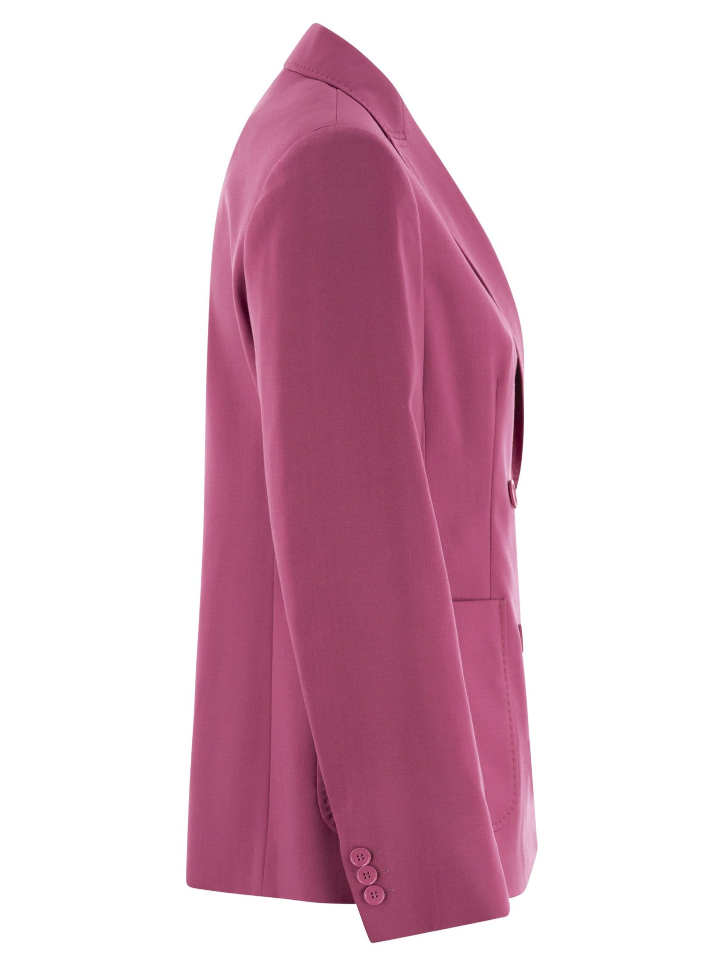 Weekend Max Mara Nervoso Tailored Wool Canvas Blazer