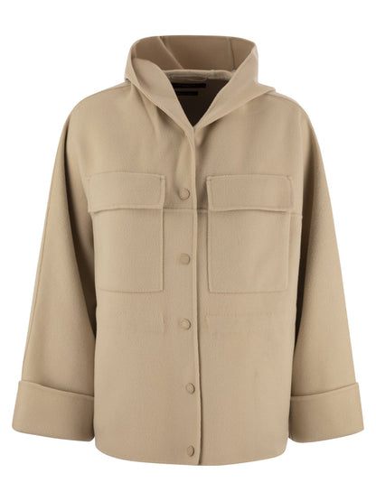 Weekend Max Mara Rango Hooded Parka In Wool