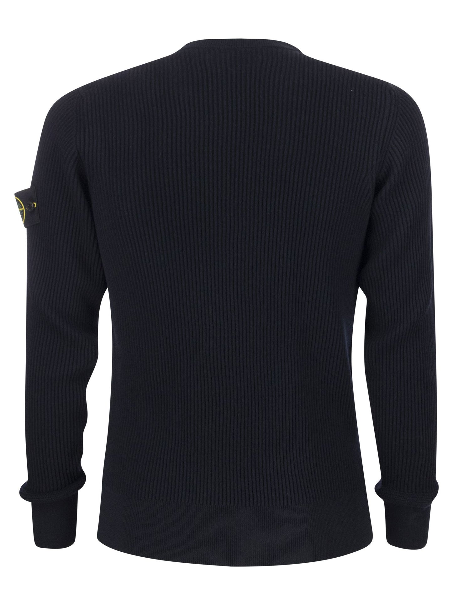 Stone Island Ribbed Wool Sweater