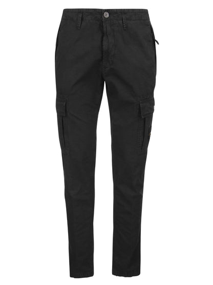 Stone Island Cotton Cargo Trousers