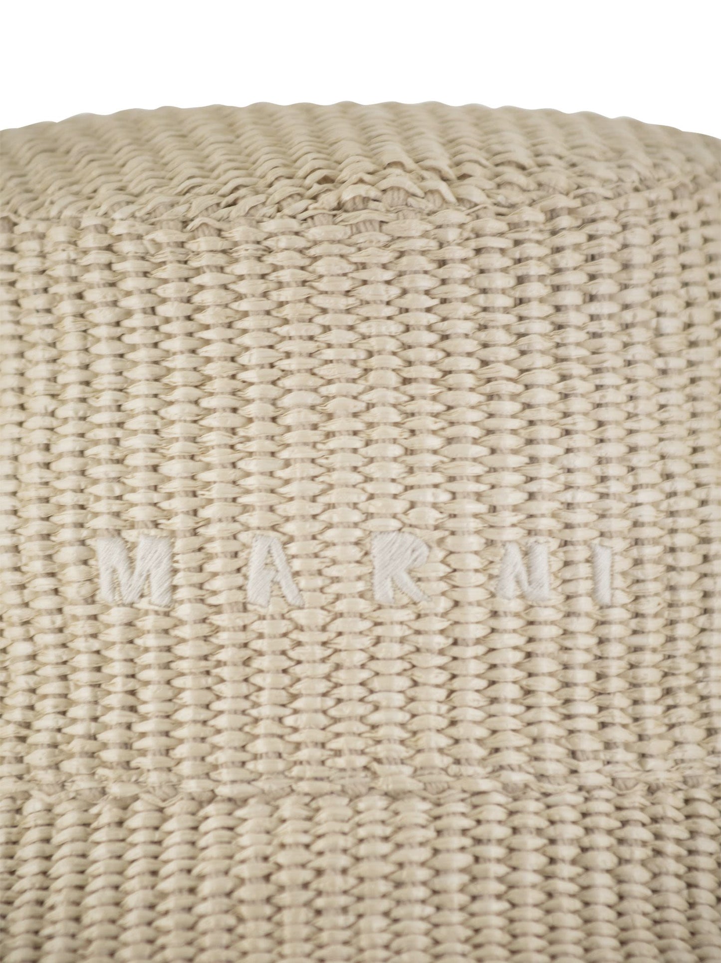 Marni Raffia Effect Fabric Bucket Hat