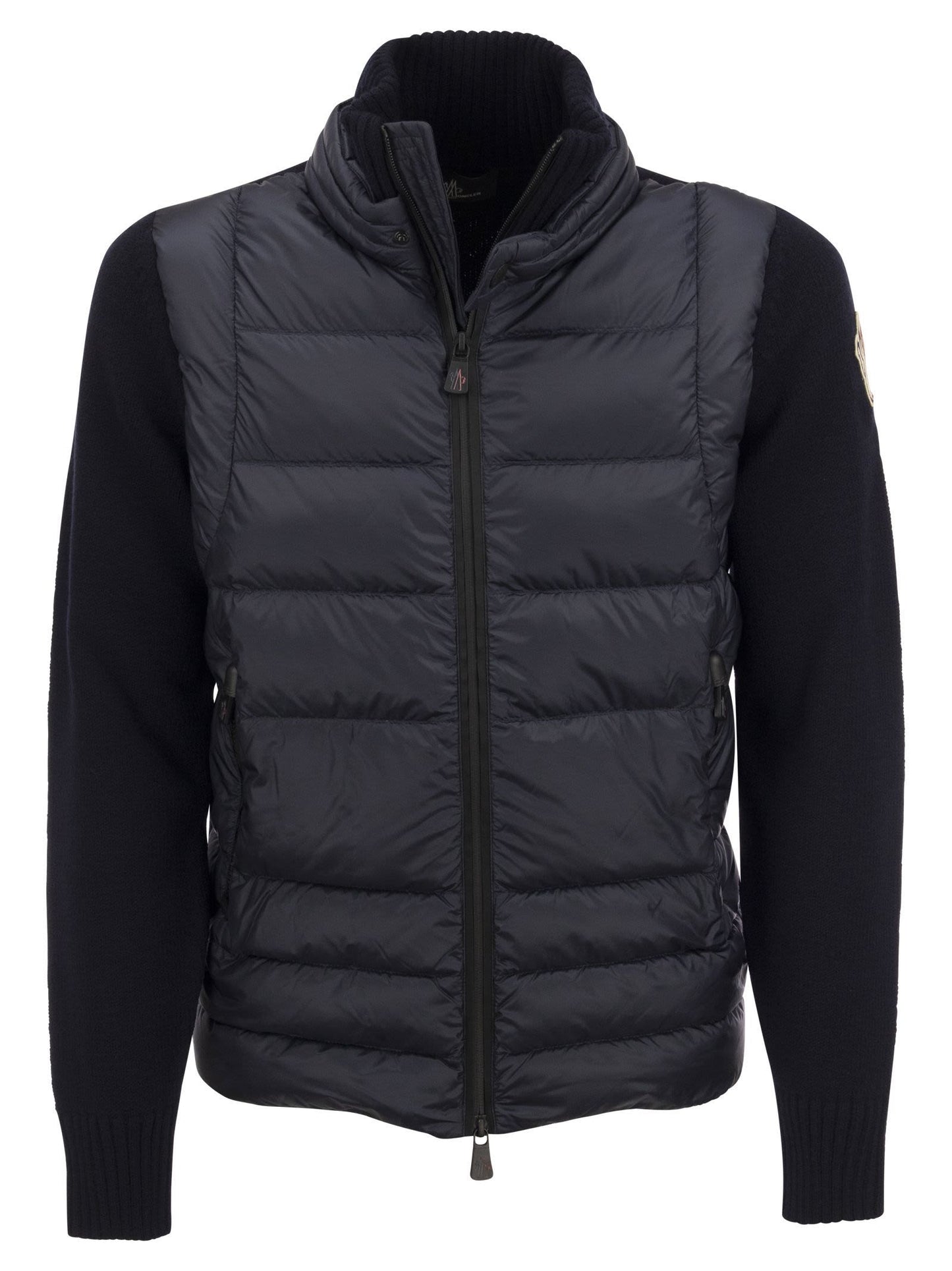 Moncler Grenoble Wool Cardigan With Padding