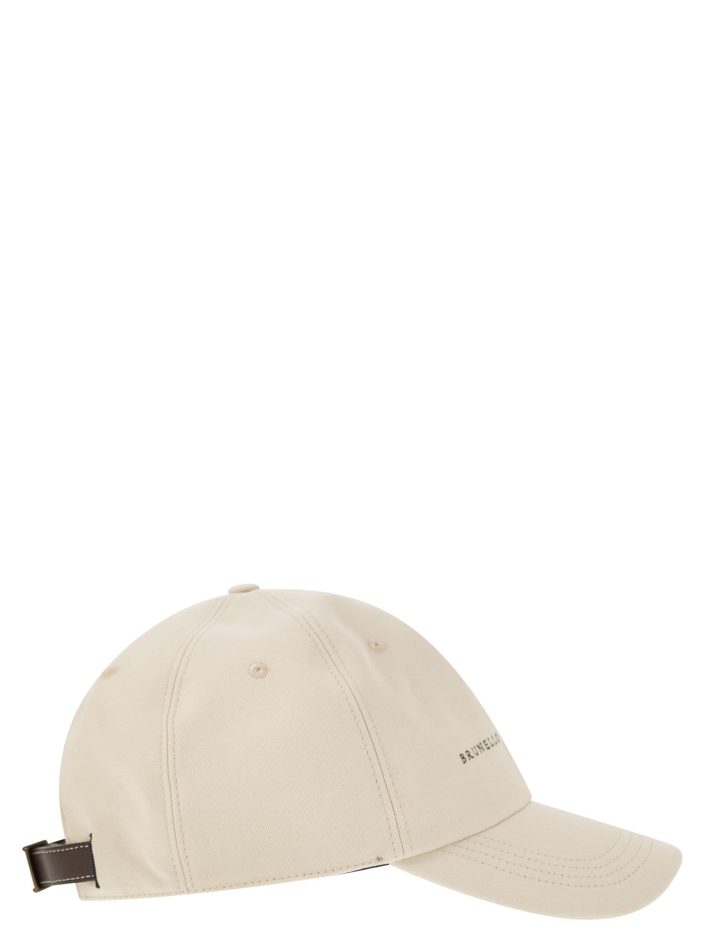 Brunello Cucinelli Cotton Canvas Baseball Cap With Embroidery