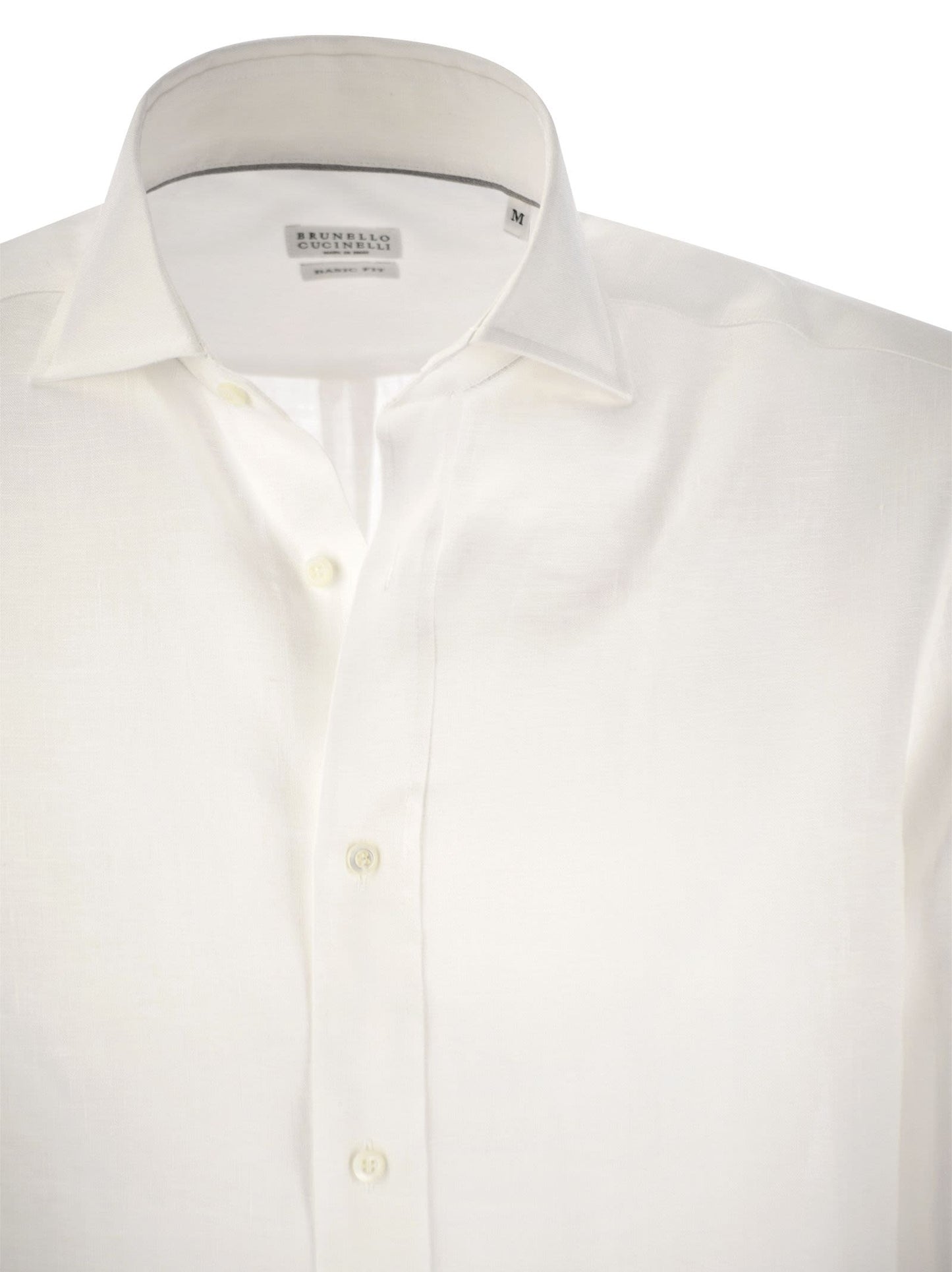 Brunello Cucinelli Camicia Taschino Bianco