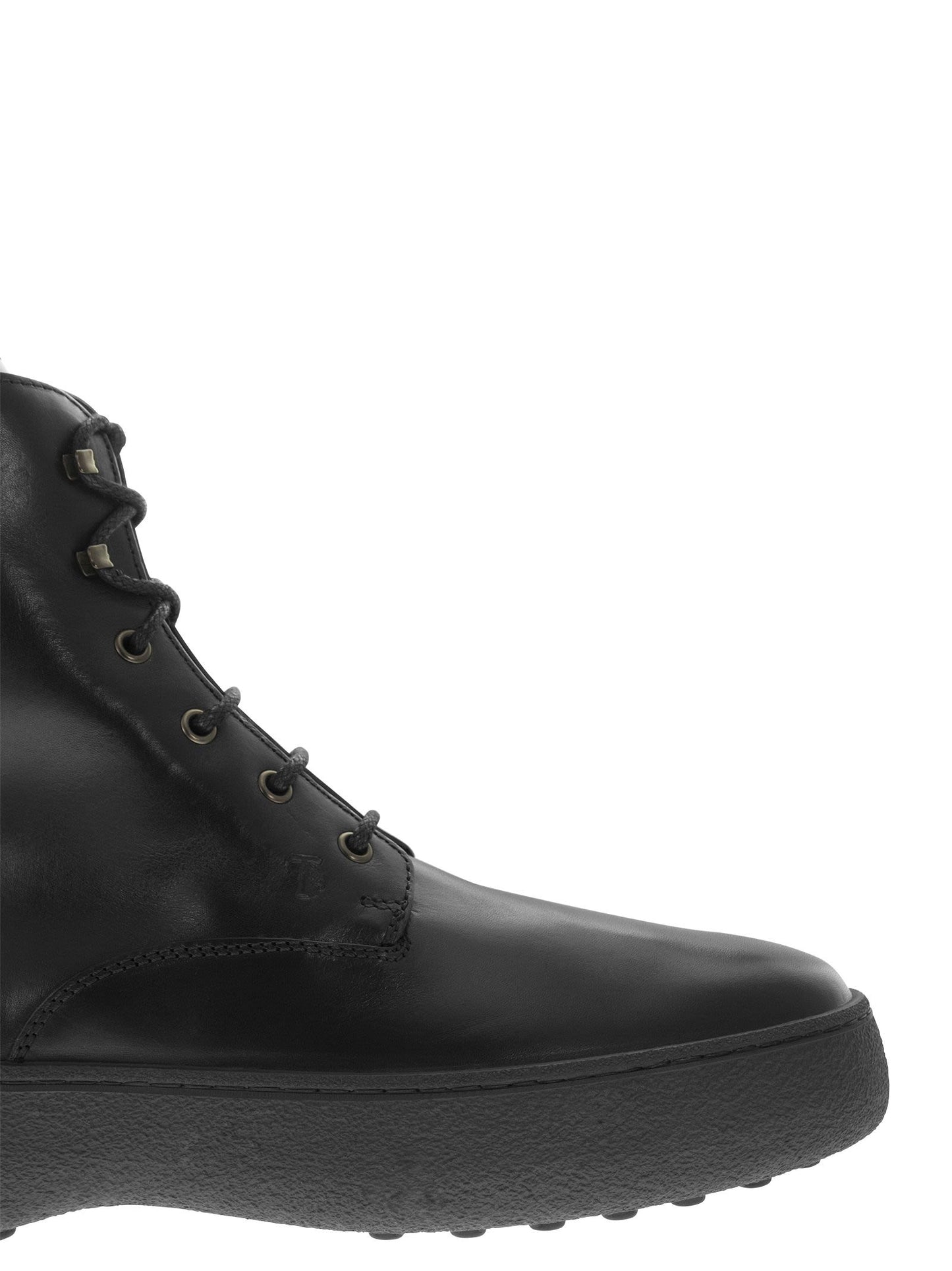 Tod's Leather Lace Up Boot