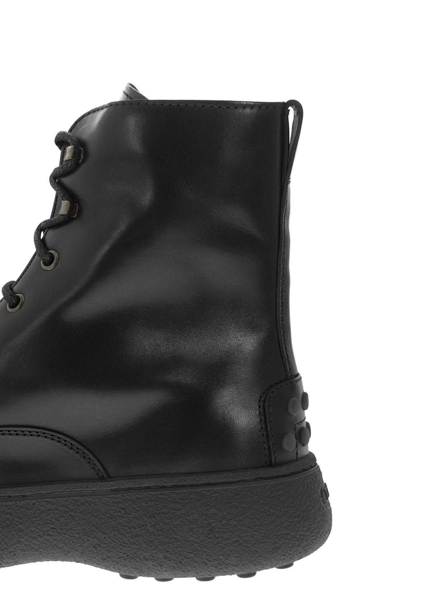 Tod's Leather Lace Up Boot