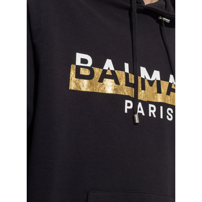 Balmain Logo Hooded Sweatshirt